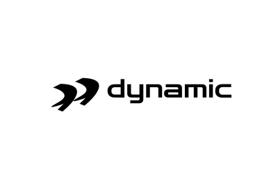 Letter D Dynamic Flat Corporation Logo