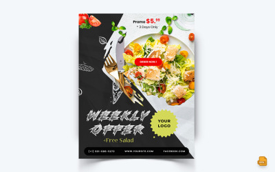 Offres de restaurants alimentaires Conception de flux Instagram sur les médias sociaux-09