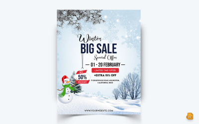 Offerta stagione invernale Vendita Social Media Feed Design-04