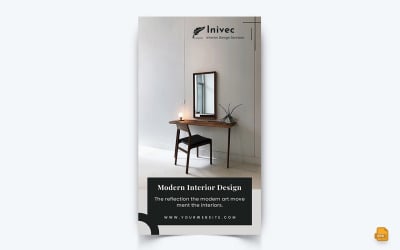 Diseño de interiores Historia de redes sociales Diseño de Instagram-10