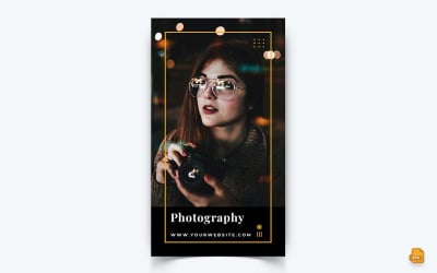 Estúdio de Fotografia Mídia Social Instagram Story Design-10