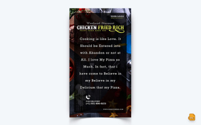 Food Restaurant offre social media Instagram Story Design-15