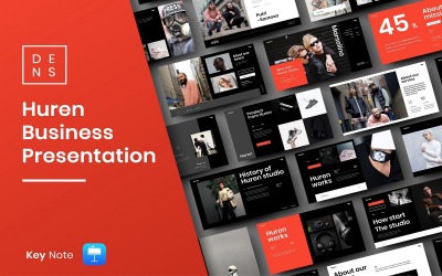 Huren – Zakelijk Keynote-sjabloon
