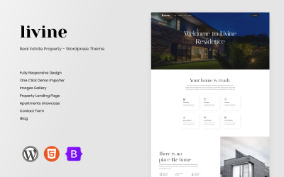 Livine - Real Estate Residence Wordpress téma