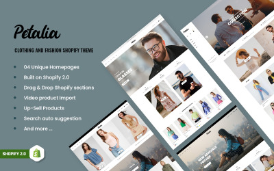 Petalia - Tema Shopify Roupas e Moda