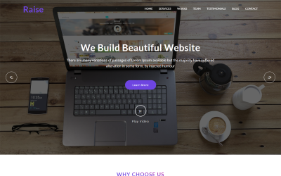 Raise – Digitális Ügynökség HTML céloldalsablonja