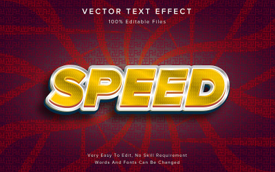 Speed Gold redigerbar texteffekt