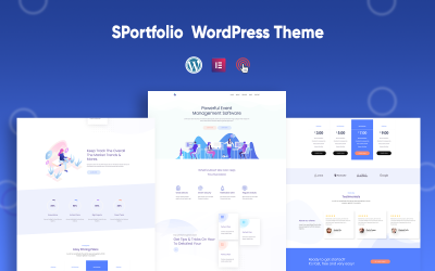 SPortfolio – Jednoduché minimalistické víceúčelové téma WordPress
