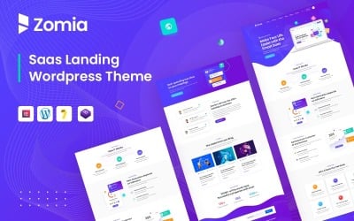 Zomia - Saas Landing & Startup WordPress Theme.