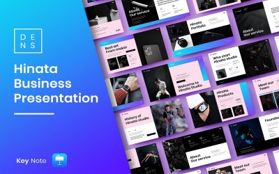 Hinata – Zakelijk Keynote-sjabloon