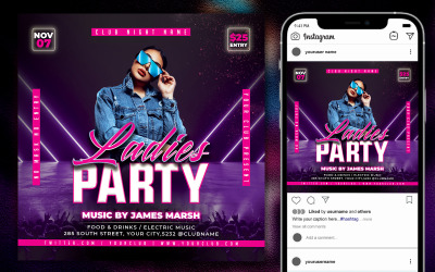 Damer Party Night Flyer mall