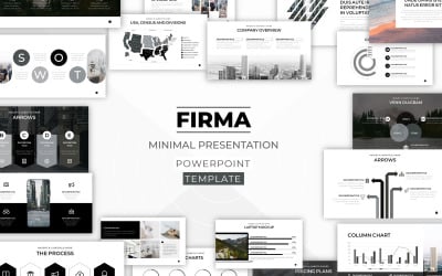 FIRMA - Minimalny szablon PowerPoint