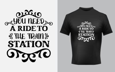 Kreatywna Typografia Naklejki Projekt T-shirt Szablon Wektor Premium