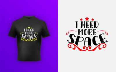 Kreatywny projekt koszulki typograficznej Szablon wektor premium
