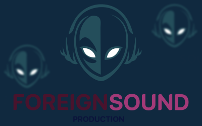 Muzikale Vector Logo Sjabloon