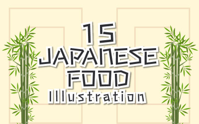 15 日本美食插画