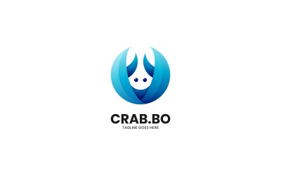 Vector Krab Gradiënt Logo