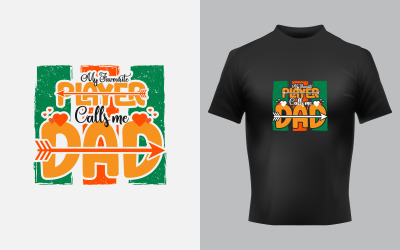 Yaratıcı Tipografi Etiket T-shirt Tasarımı Premium Vektör