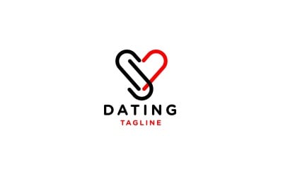 Vector Dating logo template V2