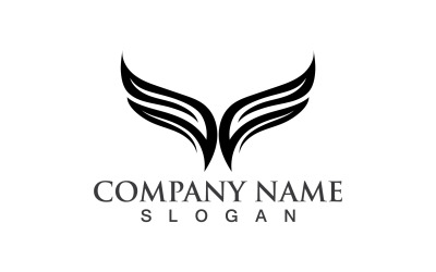Ailes Logo Vector Icon Symbole Iillustration Design Template V9