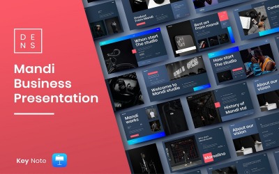 Mandi – Zakelijk Keynote-sjabloon