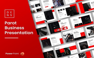 Parot – Sjablonen PowerPoint presentatie