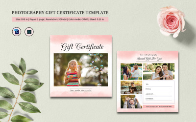 Photographer Gift Certificate