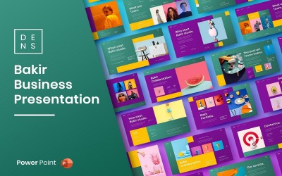 Bakir – Business-PowerPoint-Vorlage