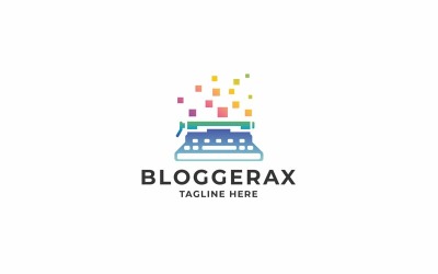 Logotipo de Bloggerax web profesional