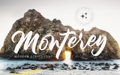 Монтерей — современный рукописный шрифт