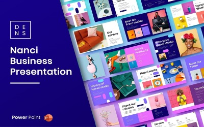 Nanci – Biznes Szablon PowerPoint