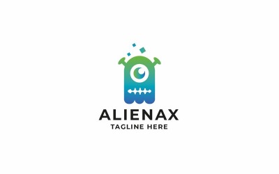 Professzionális Alienax logó