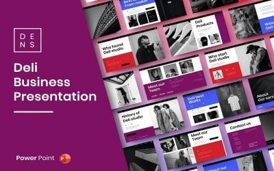 Delia – Üzleti PowerPoint sablon
