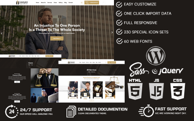Lawyen – тема WordPress для юристів і юридичних фірм