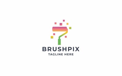 Logo Brushpix Profissional