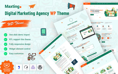 Maxting - Tema WordPress per agenzia di marketing digitale