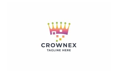 Professional Crown Pixel Logo
