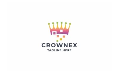 Профессиональный логотип Crown Pixel