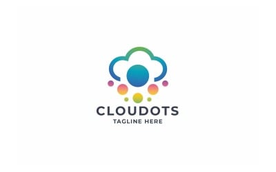 Professioneel Cloud Dots Tech-logo