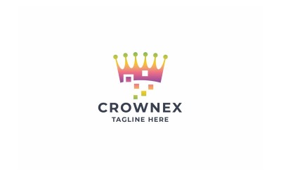 Professioneel Crown Pixel-logo