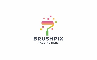 Professionell Brushpix-logotyp