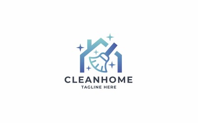Professionell Clean Home Logo Temp