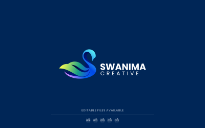 Swan Gradient Colorful Logo Vol.1