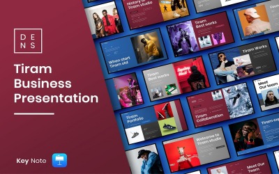 Tiram - Modello di keynote aziendale