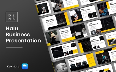Halu – Business Keynote sablon