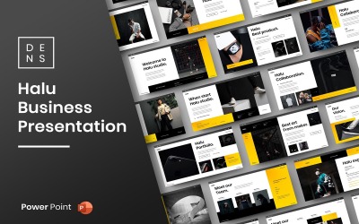 Halu – Business PowerPoint sablon