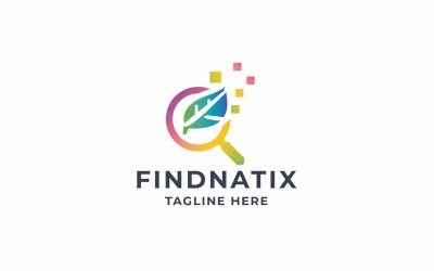 Professionell Digital Nature Find Logo