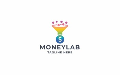 Professionell Pixel Money Lab-logotyp