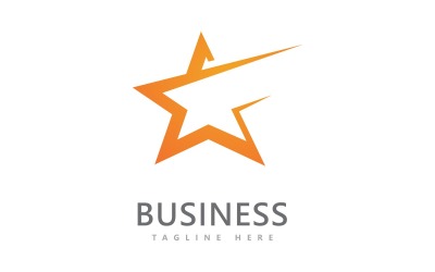 Ster Logo Vector ontwerpsjabloon V6