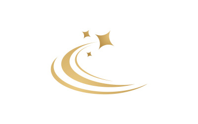 Szablon projektu wektor logo gwiazdy V4